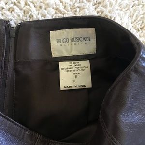 COPY - HUGO BUSCATi COLLECTION Brown Leather Mini…